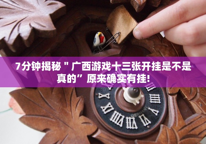 7分钟揭秘＂开心十三张棋牌真的确实有挂(辅助外挂+教程)