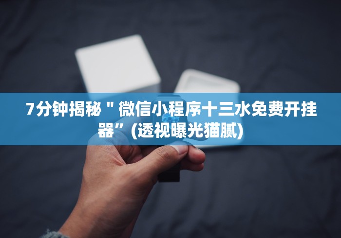 7分钟揭秘＂微信小程序十三水免费开挂器”(透视曝光猫腻)